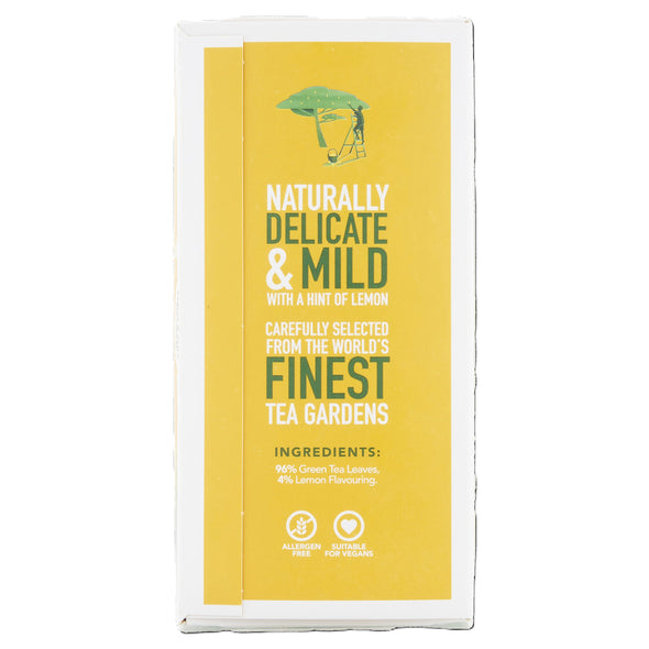 GREEN TEA WITH LEMON 20 STRING & TAG TEABAGS