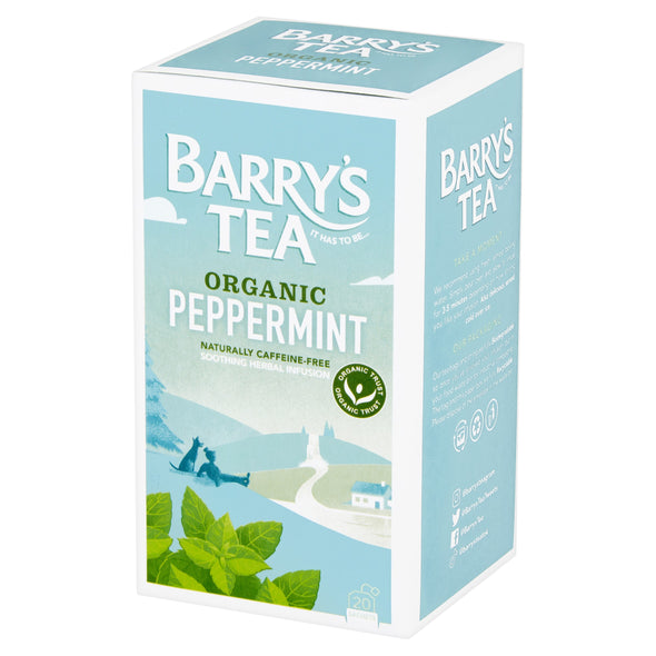 ORGANIC PEPPERMINT 20 STRING & TAG TEABAGS
