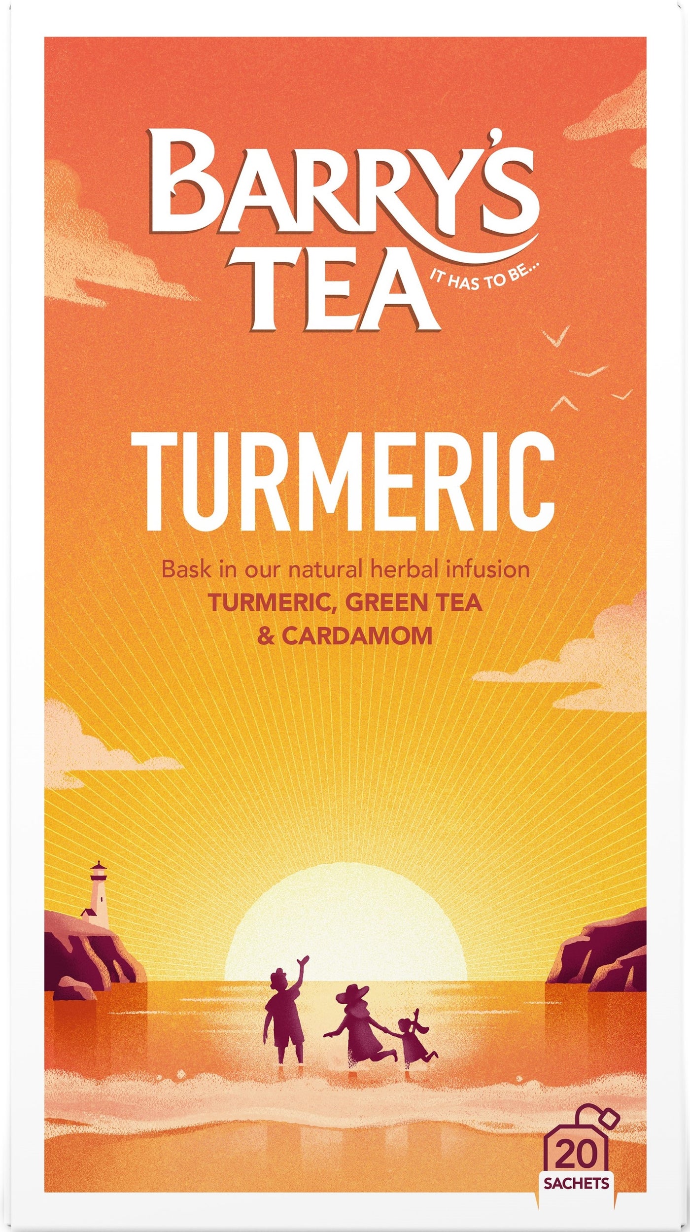 Tumeric Tea Tag TURMERIC 20 TEABAGS – Barry's Tea