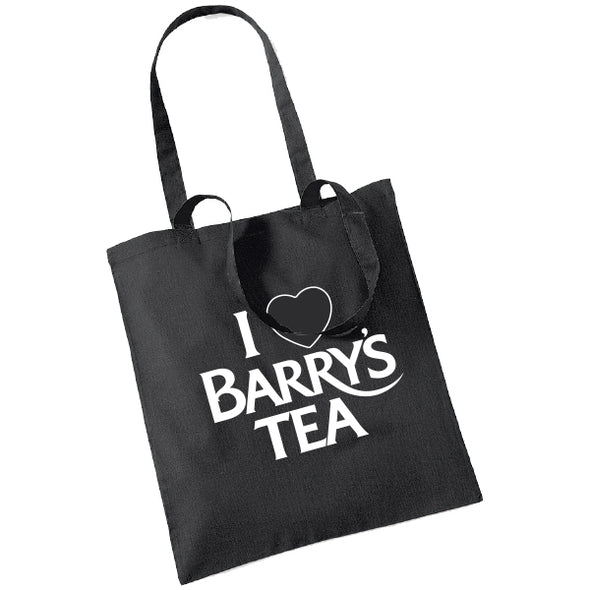I LOVE BARRY'S TEA BLACK TOTE BAG